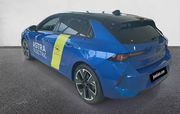 OPEL ASTRA ELECTRIQUE 156 ch & Batterie 54 kWh Edition extérieur trois quart arrière gauche 100498