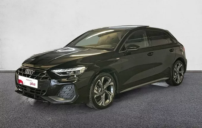 AUDI A3 Sportback TFSI Mild Hybrid 150 S tronic 7 S line extérieur trois quart avant gauche 2128669