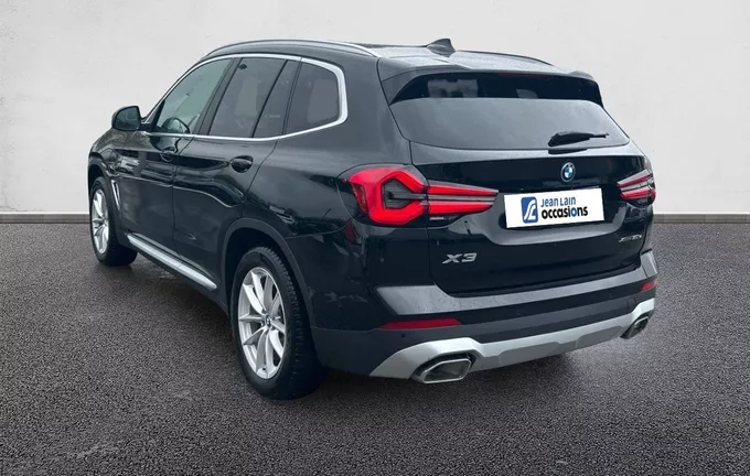 BMW X3 xDrive 30e 292ch BVA8 x Line extérieur trois quart arrière gauche 2126798