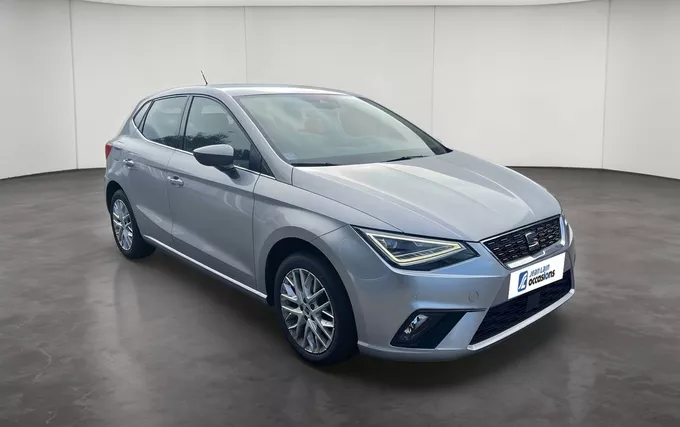 SEAT IBIZA 1.0 EcoTSI 110 ch S/S DSG7 Xcellence extérieur trois quart avant droit 2132063