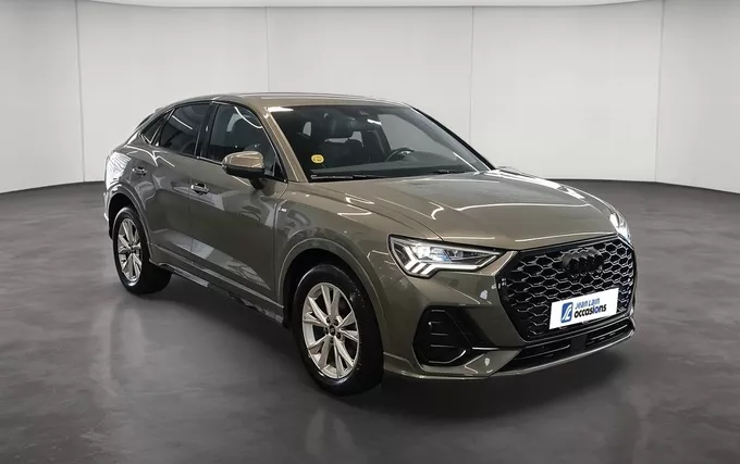 AUDI Q3 Sportback 35 TDI 150 ch S tronic 7 S line extérieur trois quart avant droit 2130995