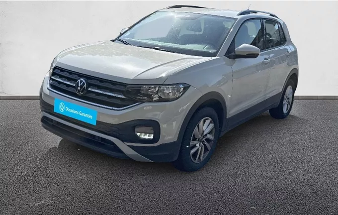 VOLKSWAGEN T-CROSS 1.0 TSI 95 Start/Stop BVM5 Life Tech extérieur trois quart avant gauche 2129209