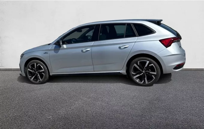 SKODA SCALA 1.0 TSI Evo 2 116 ch DSG7 Monte-Carlo extérieur trois quart arrière gauche 2128161