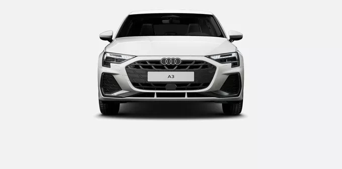 AUDI A3 Sportback TFSI e Hybride rechargeable 204 S tronic 6 S line extérieur trois quart avant droit 5657
