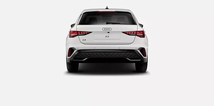 AUDI A3 Sportback TFSI e Hybride rechargeable 204 S tronic 6 S line extérieur trois quart arrière droit 5657