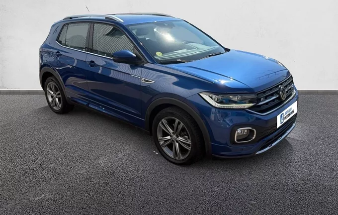 VOLKSWAGEN T-CROSS 1.6 TDI 95 Start/Stop DSG7 R-Line extérieur trois quart avant droit 2131209