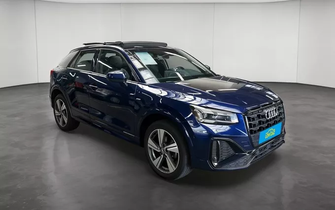 AUDI Q2 30 TDI 116 S tronic 7 S line extérieur trois quart avant droit 213676