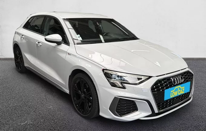 AUDI A3 Sportback 40 TFSIe 204 S tronic 6 S Line extérieur trois quart avant droit 2129305